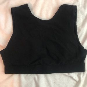 Black Crop Top